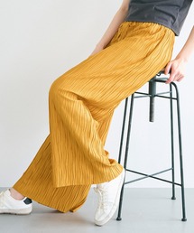 プリーツ」に該当するパンツ（オレンジ/橙色系）ファッション