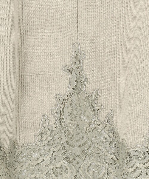 【完売 レア】ダイアグラム diagram レース フリンジ トップス Diagram（ダイアグラム）の「ヘムレースニットトップ（ニット/セーター