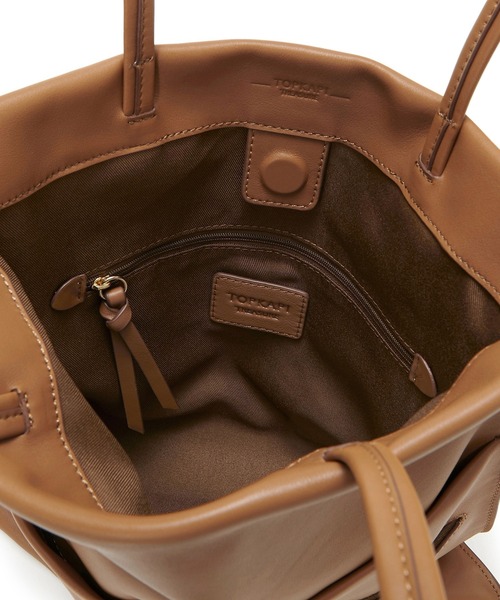 TOPKAPI（トプカピ）の「スムースフラット A4 トートバッグ（トートバッグ・レディース・ブラック/キャメル/クリーム・FREE）」の11枚目の写真