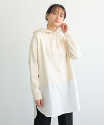 フード付きドッキングチュニック *