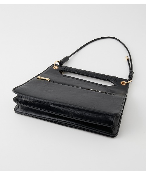 rienda(リエンダ)の「2WAY レエクタアングルバッグ(ハンドバッグ・レディース・ライトブラウン/ブラック/ライトベージュ・FREE)」の22枚目の写真