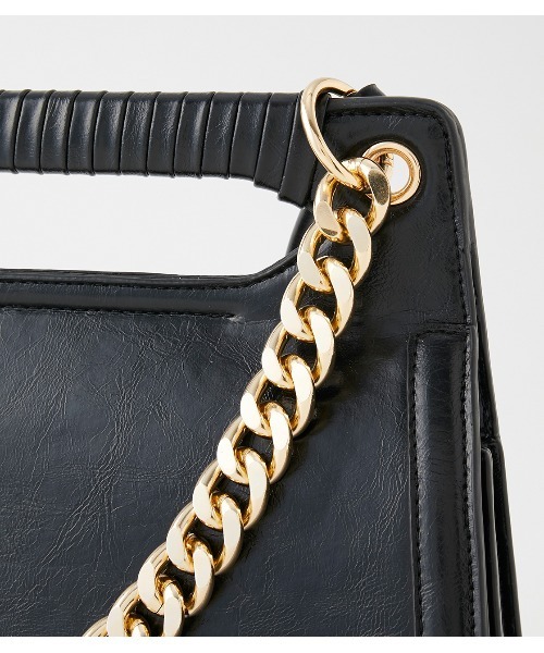 rienda(リエンダ)の「2WAY レエクタアングルバッグ(ハンドバッグ・レディース・ライトブラウン/ブラック/ライトベージュ・FREE)」の18枚目の写真