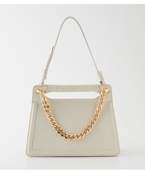 rienda(リエンダ)の「2WAY レエクタアングルバッグ(ハンドバッグ・レディース・ライトブラウン/ブラック/ライトベージュ・FREE)」の12枚目の写真