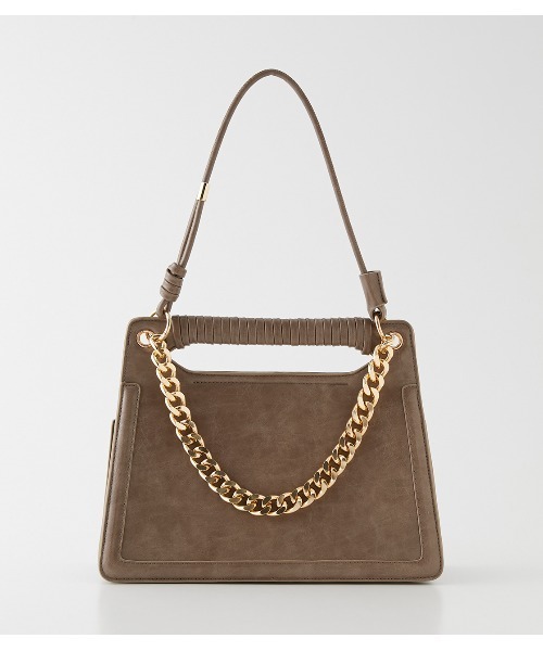 rienda(リエンダ)の「2WAY レエクタアングルバッグ(ハンドバッグ・レディース・ライトブラウン/ブラック/ライトベージュ・FREE)」の19枚目の写真