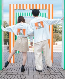 PairPair | レトロガールロンT(ユニセックス)(Tシャツ/カットソー)