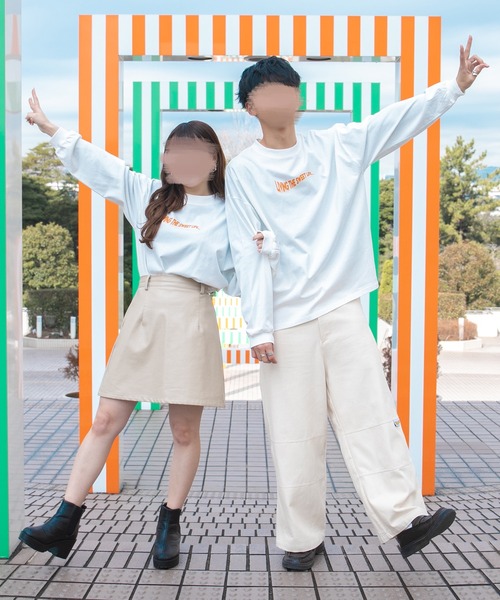 PairPair(ペアペア)の「レトロガールロンT(ユニセックス)(Tシャツ/カットソー・レディース・オフホワイト/ホワイト系その他/ブラック系その他/スミクロ・FREE)」の20枚目の写真