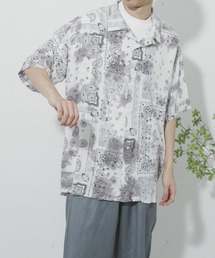 SENSE OF PLACE by URBAN RESEARCH | タイダイバンダナシャツ(5分袖)(シャツ/ブラウス)