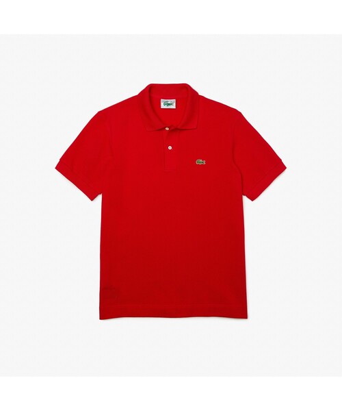 LACOSTE（ラコステ）の「オーガニックコットンポロシャツ（ポロシャツ・メンズ・ホワイト/グリーン/ネイビー/レッド/ライトピンク/ダークグリーン/イエロー・2/3/4/5）」の7枚目の写真