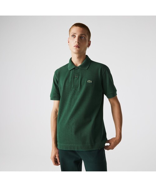 LACOSTE（ラコステ）の「オーガニックコットンポロシャツ（ポロシャツ・メンズ・ホワイト/グリーン/ネイビー/レッド/ライトピンク/ダークグリーン/イエロー・2/3/4/5）」の3枚目の写真