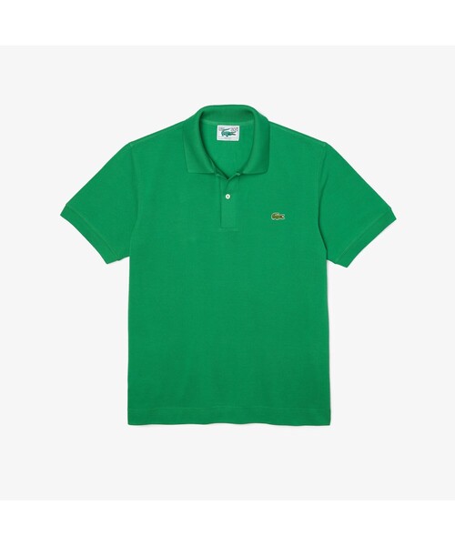 LACOSTE（ラコステ）の「オーガニックコットンポロシャツ（ポロシャツ・メンズ・ホワイト/グリーン/ネイビー/レッド/ライトピンク/ダークグリーン/イエロー・2/3/4/5）」の8枚目の写真