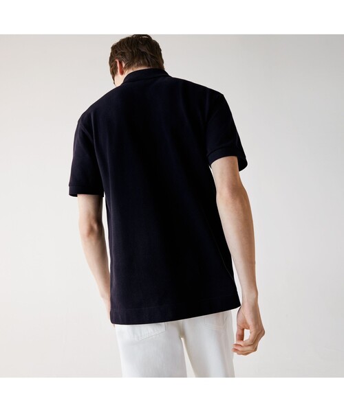 LACOSTE（ラコステ）の「オーガニックコットンポロシャツ（ポロシャツ・メンズ・ホワイト/グリーン/ネイビー/レッド/ライトピンク/ダークグリーン/イエロー・2/3/4/5）」の13枚目の写真