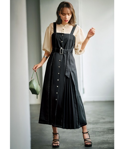 GeeRA(ジーラ)の「パフスリーブシャツブラウス(シャツ/ブラウス・レディース・サンドグレー/ブラック・MEDIUM/X-LARGE/LARGE)」の7枚目の写真