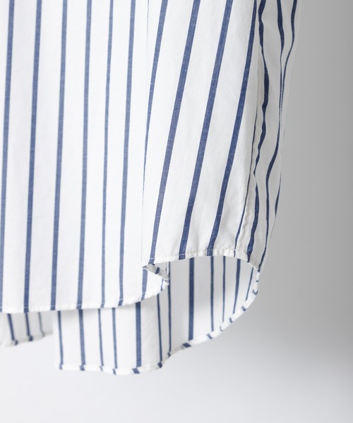 ADAM ET ROPE'（アダムエロペ）の「オーバーサイズ スキッパーシャツ（シャツ/ブラウス・メンズ・ホワイト系その他/ブルー系その他/ホワイト・M/L）」の20枚目の写真