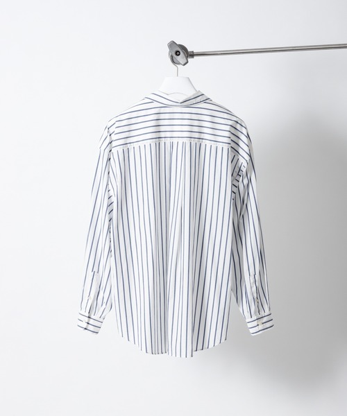 ADAM ET ROPE'（アダムエロペ）の「オーバーサイズ スキッパーシャツ（シャツ/ブラウス・メンズ・ホワイト系その他/ブルー系その他/ホワイト・M/L）」の18枚目の写真