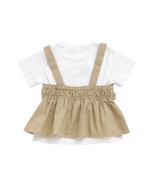 SISTER JENNI（SISTER JENNI）の「ベルト付ビスチェ＆Tシャツセット（Tシャツ/カットソー・キッズ・ベージュ/カーキ・130cm/140cm/150cm/160cm）」の8枚目の写真