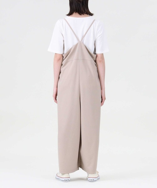 HONEYSUCKLE ROSE（ハニーサックルローズ）の「【HONEYSUCKLE ROSE】キャミサロペットレイヤード（サロペット/オーバーオール・レディース・グリーン/ベージュ/ブラック・M/L）」の14枚目の写真