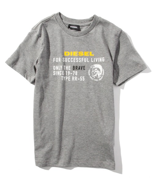 DIESEL KIDS（ディーゼルキッズ）の「DIESEL（ディーゼル）Kids & Junior　ブランドロゴ半袖カットソーTシャツ（Tシャツ/カットソー・キッズ・チャコールグレー/ブラック/ホワイト・4YEAR/6YEAR/8YEAR/14Y/10YEAR/12YEAR/16Y）」の3枚目の写真