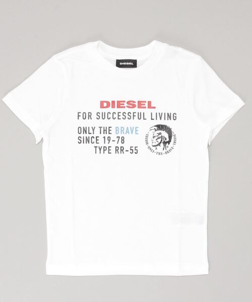 DIESEL KIDS（ディーゼルキッズ）の「DIESEL（ディーゼル）Kids & Junior　ブランドロゴ半袖カットソーTシャツ（Tシャツ/カットソー・キッズ・チャコールグレー/ブラック/ホワイト・4YEAR/6YEAR/8YEAR/14Y/10YEAR/12YEAR/16Y）」の17枚目の写真