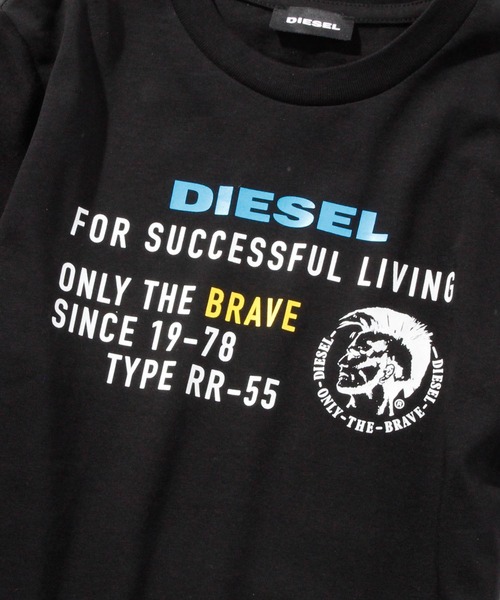 DIESEL KIDS（ディーゼルキッズ）の「DIESEL（ディーゼル）Kids & Junior　ブランドロゴ半袖カットソーTシャツ（Tシャツ/カットソー・キッズ・チャコールグレー/ブラック/ホワイト・4YEAR/6YEAR/8YEAR/14Y/10YEAR/12YEAR/16Y）」の10枚目の写真