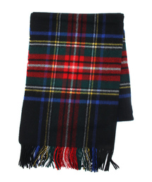 ROSE BUD COUPLES  | (GLEN PRINCE SCARF)LW1 LAMBS WOOL TARTAN STOLE(ストール/ショール)