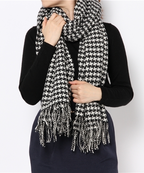 ROSE BUD COUPLES （ローズ バッド カップルズ）の「(GLEN PRINCE SCARF)LW1 LAMBS WOOL TARTAN STOLE（ストール/ショール・レディース・その他1/その他2/その他3・ONE SIZE）」の4枚目の写真