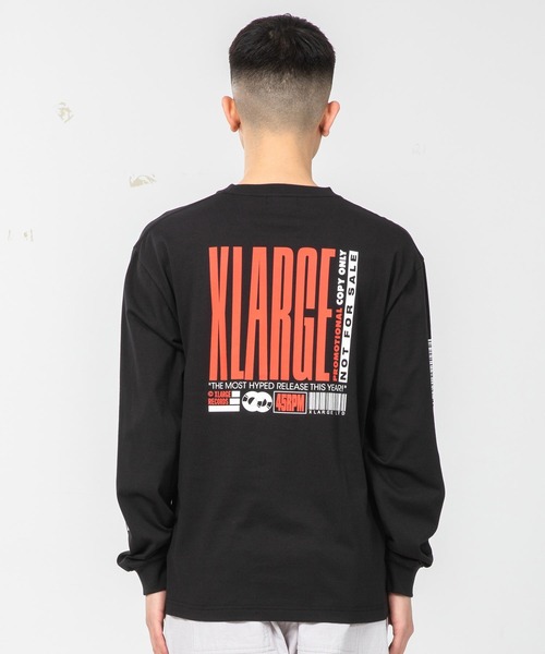 XLARGE（エクストララージ）の「L/S TEE 90S TYPOGRAPHY（Tシャツ