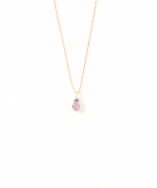 mangata（モンガータ）の「10K  Larmes necklace（ネックレス・レディース・イエロー/パープル・FREE）」の9枚目の写真