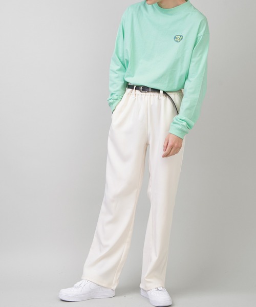 SPINNS（スピンズ）の「TR素材イージーフレアパンツ（スラックス・メンズ・ブラック/ブラウン/グレー/オフホワイト・M/L）」の7枚目の写真