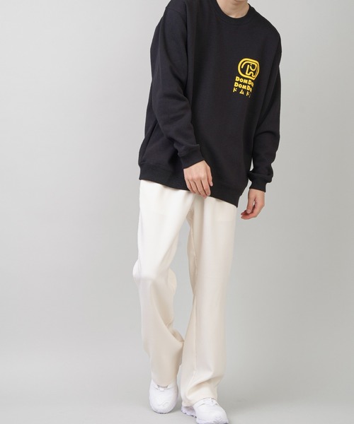 SPINNS（スピンズ）の「TR素材イージーフレアパンツ（スラックス・メンズ・ブラック/ブラウン/グレー/オフホワイト・M/L）」の9枚目の写真