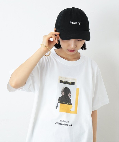 POET MEETS DUBWISE ベージュキャップ POET MEETS DUBWISE（ポエットミーツダブワイズ）の「POET MEETS