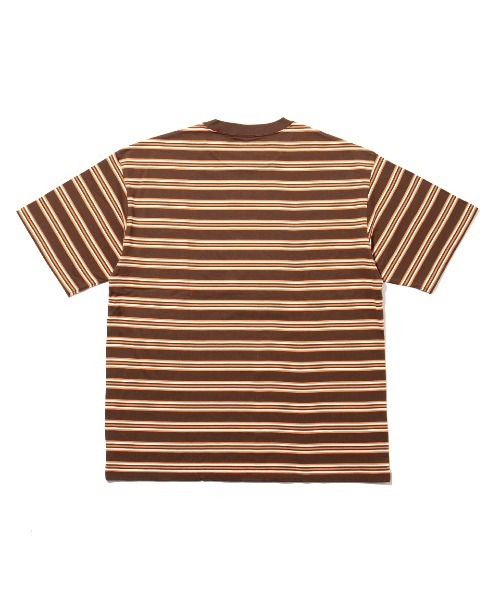 APPLEBUM（アップルバム）の「"70's" Border T-shirt（Tシャツ/カットソー・メンズ・ホワイト/ブラウン・MEDIUM/LARGE/X-LARGE）」の7枚目の写真