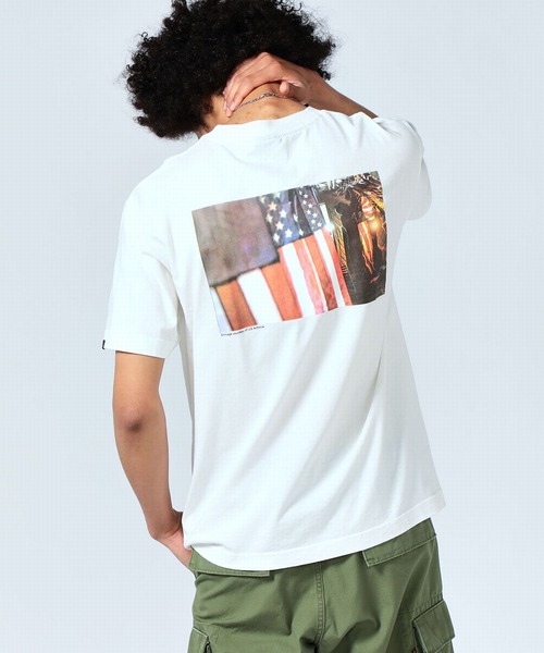 ミリタリーフォトtシャツ