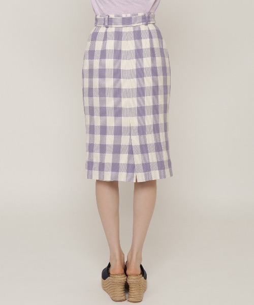 REDYAZEL（レディアゼル）の「オリジナルギンガムジップタイトスカート（スカート・レディース・パープル/レッド/オフホワイト・SMALL/MEDIUM）」の20枚目の写真