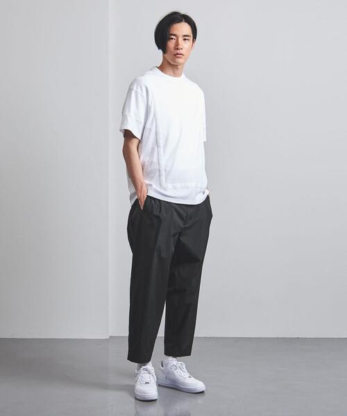 EN ROUTE(アンルート)の「<EN ROUTE(アンルート)> ポリエステル タフタ サイドプリーツ 1プリーツ(その他パンツ・メンズ・ブラック/オリーブ・1/2/3)」の10枚目の写真