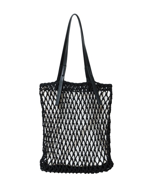 reca（レカ）の「マクラメフラットトート（トートバッグ・レディース・ホワイト/ブラック/キャメル・ONE SIZE）」の12枚目の写真