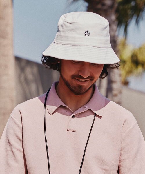 TAKEO KIKUCHI（タケオキクチ）の「◆クラシックワンポイント バケット ハット（ハット・メンズ・ホワイト/ブラック・00）」の10枚目の写真