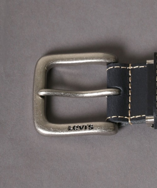 Levi's（リーバイス）の「【Levi's】スクエアバックル35mmステッチカラーレザーベルト（ベルト・メンズ・ブラック/ダークブラウン/ネイビー/ブラウン/レッド/モスグリーン・FREE）」の7枚目の写真
