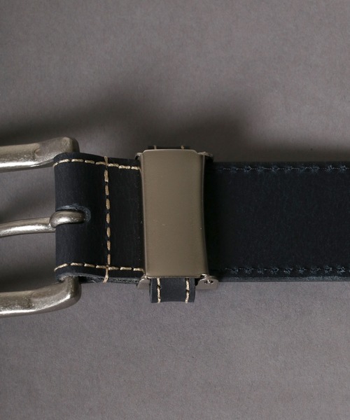 Levi's（リーバイス）の「【Levi's】スクエアバックル35mmステッチカラーレザーベルト（ベルト・メンズ・ブラック/ダークブラウン/ネイビー/ブラウン/レッド/モスグリーン・FREE）」の9枚目の写真