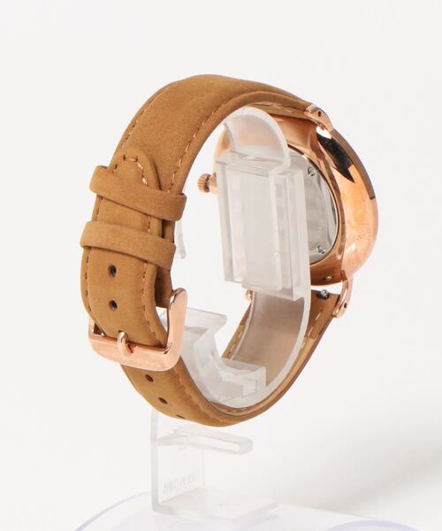 KAPTEN&SON（キャプテンアンドサン）の「【KAPTEN&SON】ピンクゴールド　40mm　ブラック　レザーバンド（アナログ腕時計・レディース・ダークグリーン/グレイッシュベージュ/ナチュラル/ライトブラウン/ライトブルー/ライラック・FREE）」の12枚目の写真