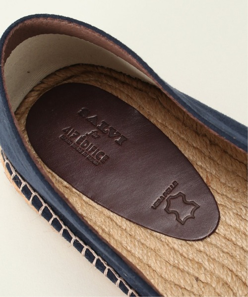 417 EDIFICE(フォーワンセブンエディフィス)の「【HERISSON / エリソン】 ネオスエードエスパドリーユ(サンダル・メンズ・ベージュ/ブラック/ネイビー・25cm/27cm/26cm/28cm)」の9枚目の写真