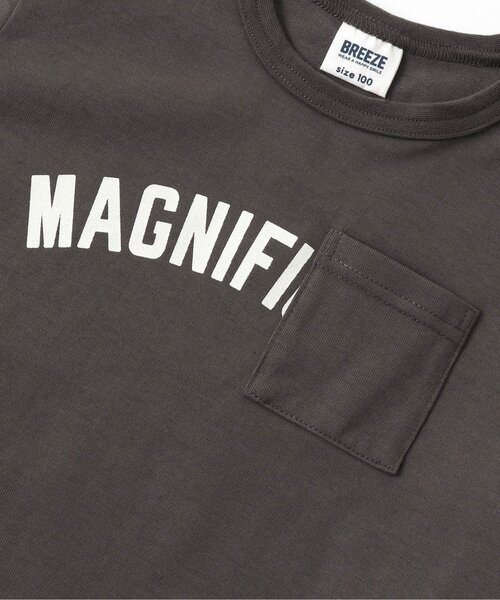 BREEZE（ブリーズ）の「【WEB限定】ロゴカラバリTシャツ（Tシャツ/カットソー・キッズ・ピンク/オフホワイト/サックスブルー/ブラック/イエロー/ブルー/オリーブ/グリーン/ベージュ/チャコール・150/120/90/130/100/110/140）」の21枚目の写真