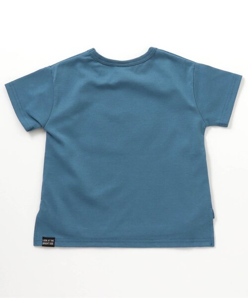 BREEZE（ブリーズ）の「【WEB限定】ロゴカラバリTシャツ（Tシャツ/カットソー・キッズ・ピンク/オフホワイト/サックスブルー/ブラック/イエロー/ブルー/オリーブ/グリーン/ベージュ/チャコール・150/120/90/130/100/110/140）」の18枚目の写真