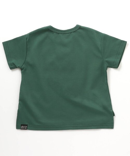 BREEZE（ブリーズ）の「【WEB限定】ロゴカラバリTシャツ（Tシャツ/カットソー・キッズ・ピンク/オフホワイト/サックスブルー/ブラック/イエロー/ブルー/オリーブ/グリーン/ベージュ/チャコール・150/120/90/130/100/110/140）」の15枚目の写真