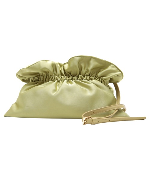 titivate（ティティベイト）の「ｷﾞｬｻﾞｰｻﾃﾝﾊﾞｯｸﾞ（クラッチバッグ・レディース・ブラック/ベージュ系その他/イエロー/サックスブルー・F）」の4枚目の写真