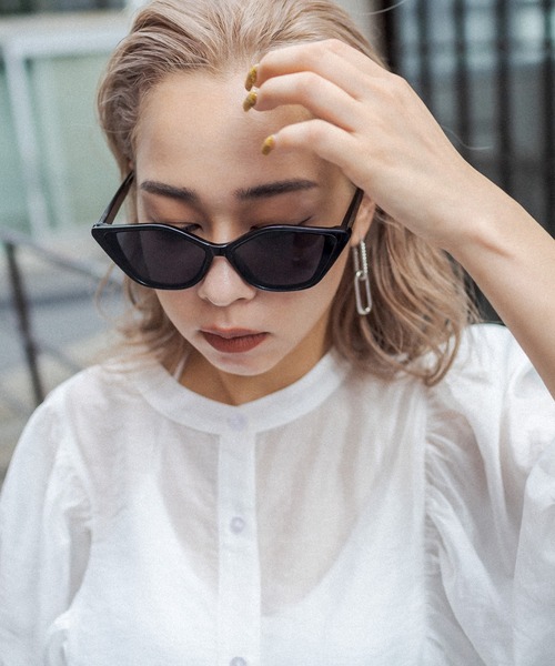 RASVOA（ラスボア）の「ダイヤフレームサングラス（サングラス・レディース・ブラック/ブラウン/オフホワイト・FREE）」の11枚目の写真