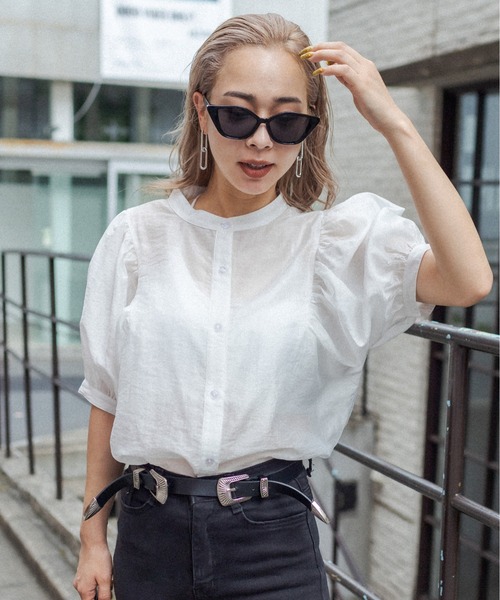 RASVOA（ラスボア）の「ダイヤフレームサングラス（サングラス・レディース・ブラック/ブラウン/オフホワイト・FREE）」の12枚目の写真