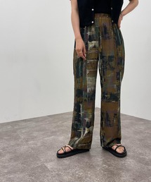 apres jour mignon | ペイント柄イージーパンツ【ZOZOTOWN限定アイテム】(その他パンツ)