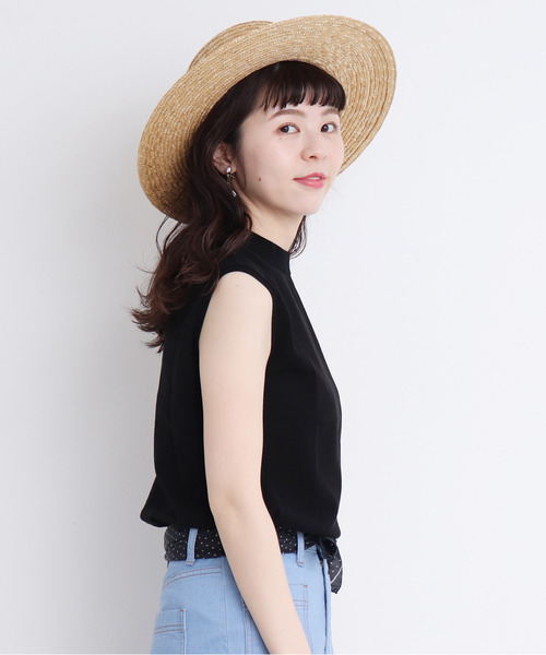 CHILD WOMAN（チャイルドウーマン）の「ICE COTTON クルーノースリプルオーバー（ニット/セーター・レディース・レッド/グリーン/ホワイト/ブラック/ダークブラウン/ピンク・FREE）」の8枚目の写真