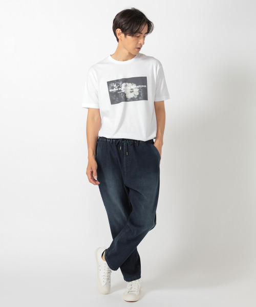 UNION STATION（ユニオンステーション）の「“Chilled Sunday” 【落ち着いた日曜日】【90oz】2WAYストレッチデニム（デニムパンツ・メンズ・ブルー・S/M/L）」の6枚目の写真