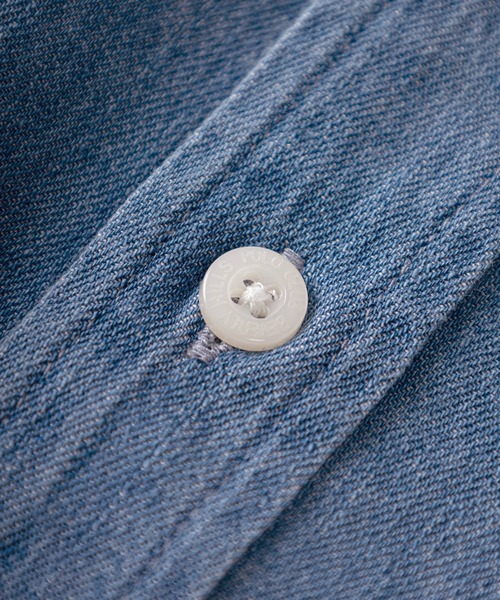 BEVERLY HILLS POLO CLUB（ビバリーヒルズポロクラブ）の「【BEVERLY HILLS POLO CLUB/ビバリーヒルズポロクラブ】ワイドシルエット レギュラーカラー半袖シャツ（シャツ/ブラウス・メンズ・ホワイト/ベージュ/ネイビー/ブラウン/サックスブルー/ダークブルー/ライトインディゴブルー/スミクロ/インディゴブルー/ブルー系その他/ベージュ系その他・M/L/XL）」の20枚目の写真